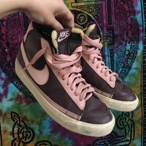 vintage bike blazer sneakers